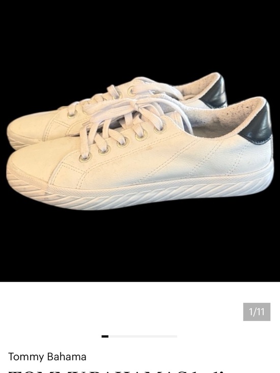 Tommy Bahama Shoes - TOMMY BAHAMAS ladies, leather white sneaker size 6 1/2 very good condition